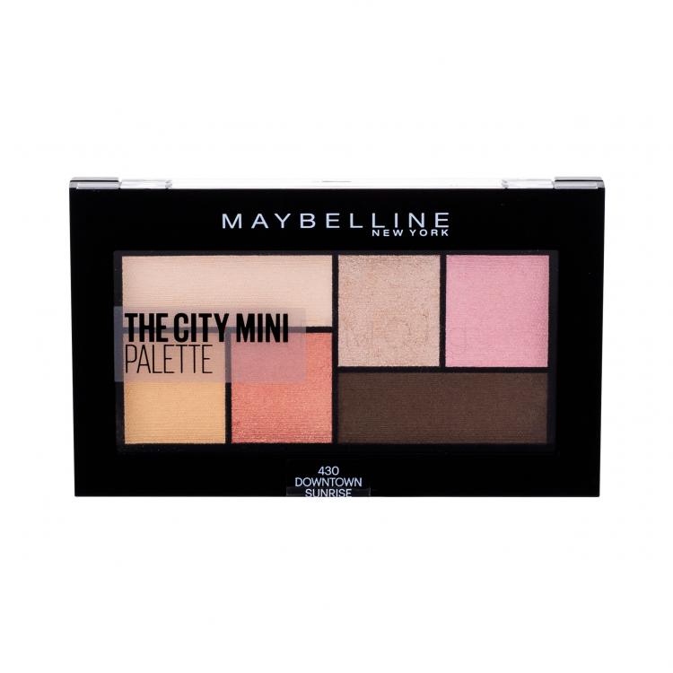 Maybelline The City Mini Сенки за очи за жени 6 гр Нюанс 430 Downtown Sunrise