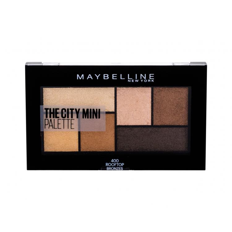 Maybelline The City Mini Сенки за очи за жени 6 гр Нюанс 400 Rooftop Bronzes
