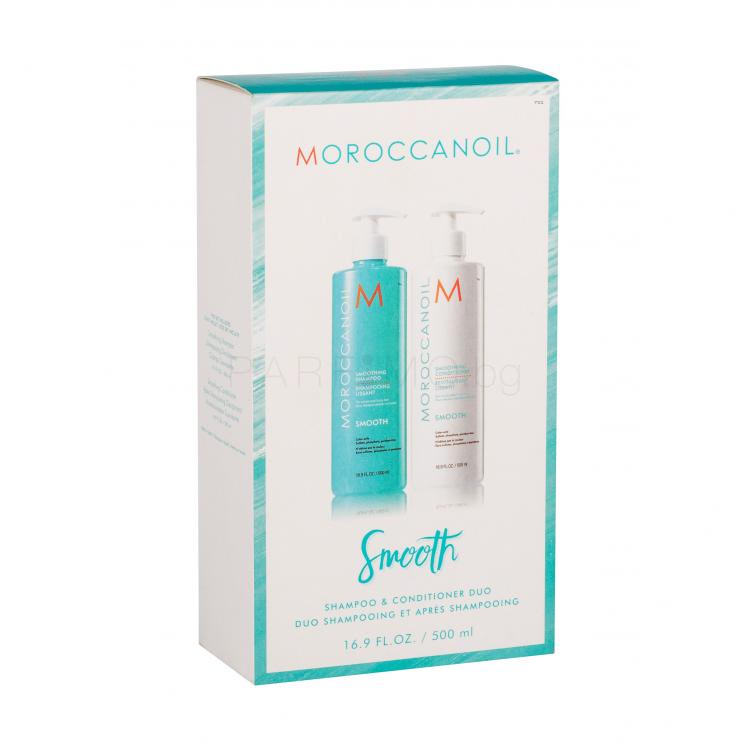 Moroccanoil Smooth Подаръчен комплект шампоан 500 ml + балсам(кондиционер) 500 ml