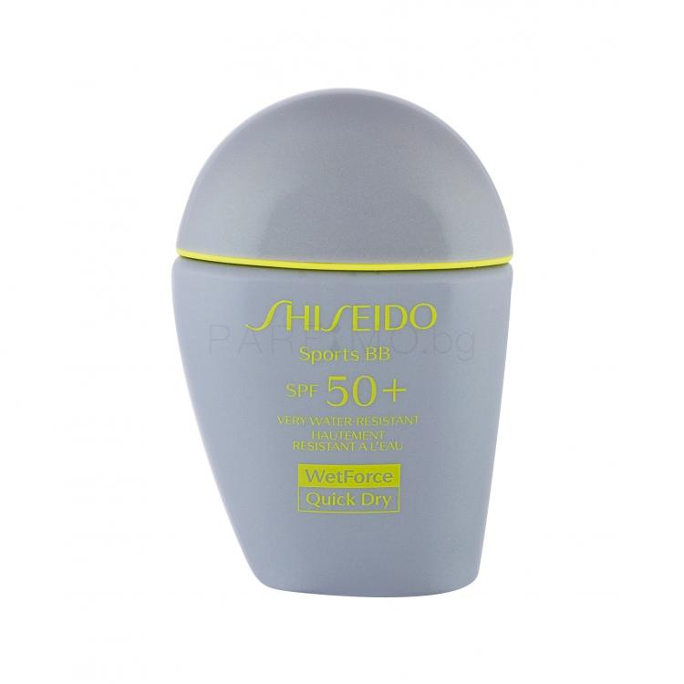 Shiseido Sports BB WetForce SPF50+ BB крем за жени 30 ml Нюанс Medium Dark