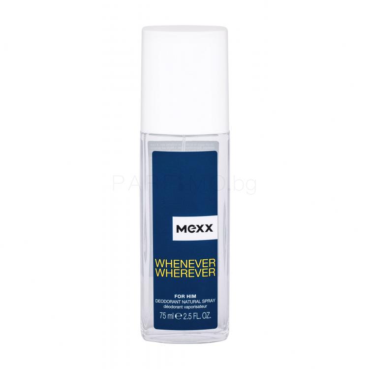 Mexx Whenever Wherever Дезодорант за мъже 75 ml