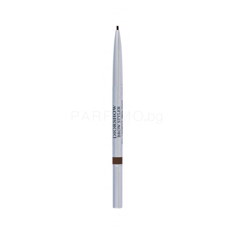 Dior Diorshow Ultra-Fine Молив за вежди за жени 0,09 g Нюанс 001 Brown