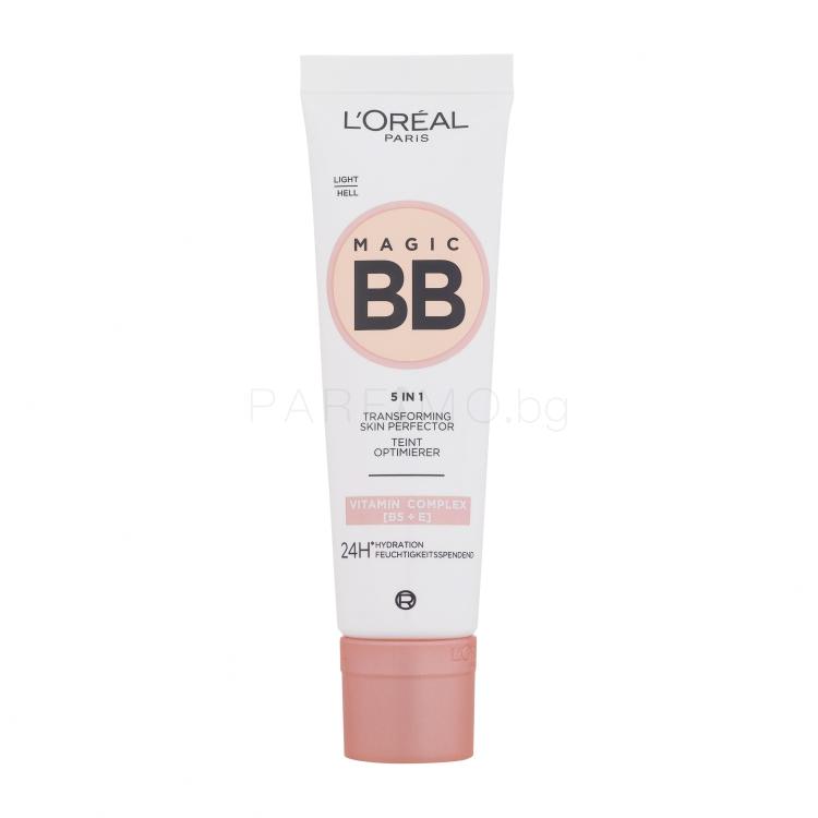 L&#039;Oréal Paris Magic BB 5in1 Transforming Skin Perfector BB крем за жени 30 ml Нюанс Light