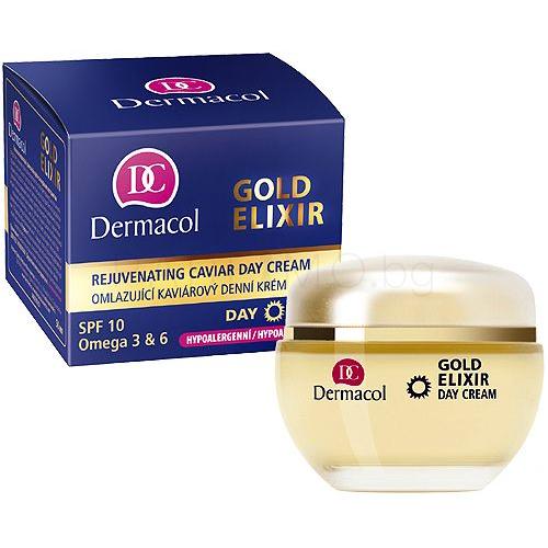 Dermacol Gold Elixir Дневен крем за лице за жени 50 ml увредена кутия