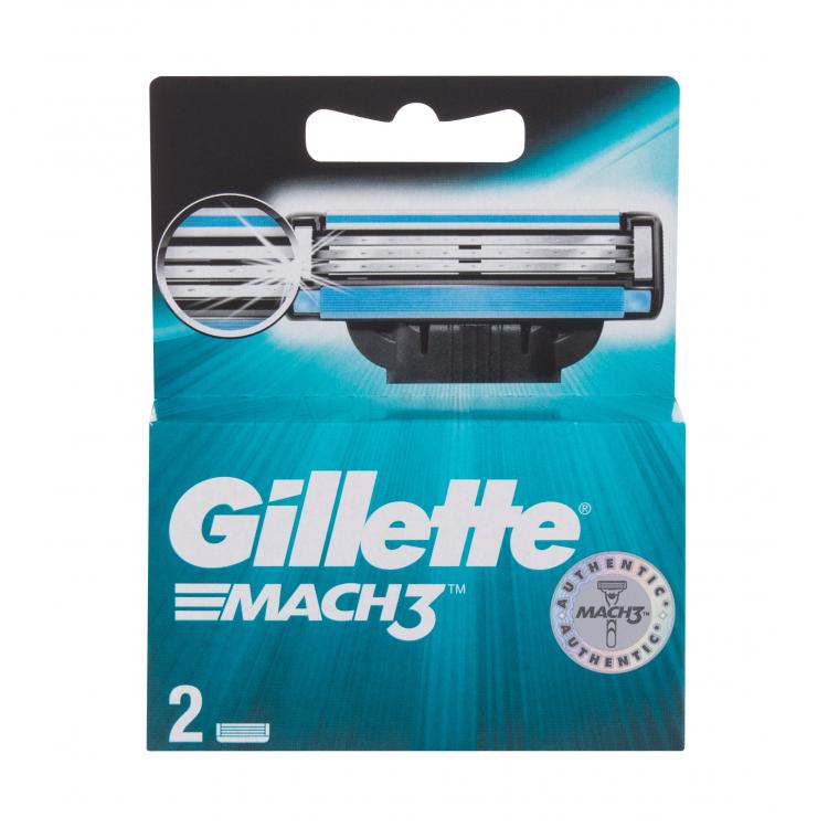 Gillette Mach3 Резервни ножчета за мъже 2 бр