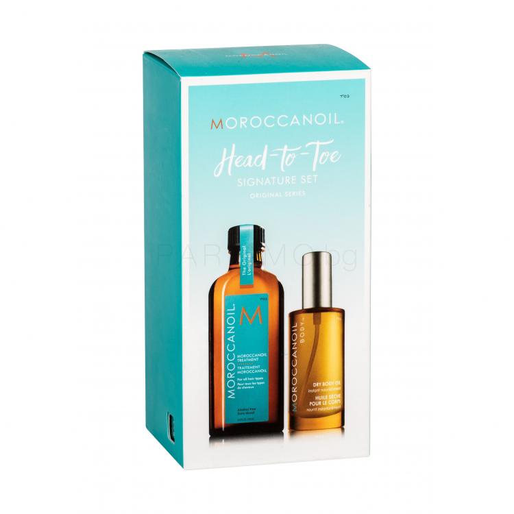 Moroccanoil Treatment Подаръчен комплект олио за коса 100 ml + сухо олио Dry Body Oil 50 ml