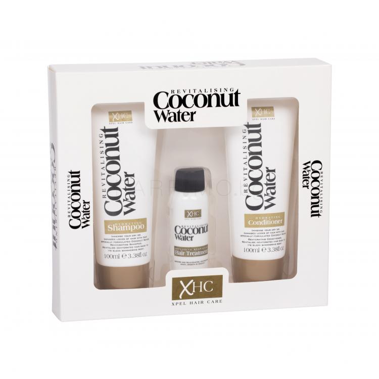 Xpel Coconut Water Подаръчен комплект шампоан 100 ml + балсам за коса(кондиционер) 100 ml + серум за коса 30 ml