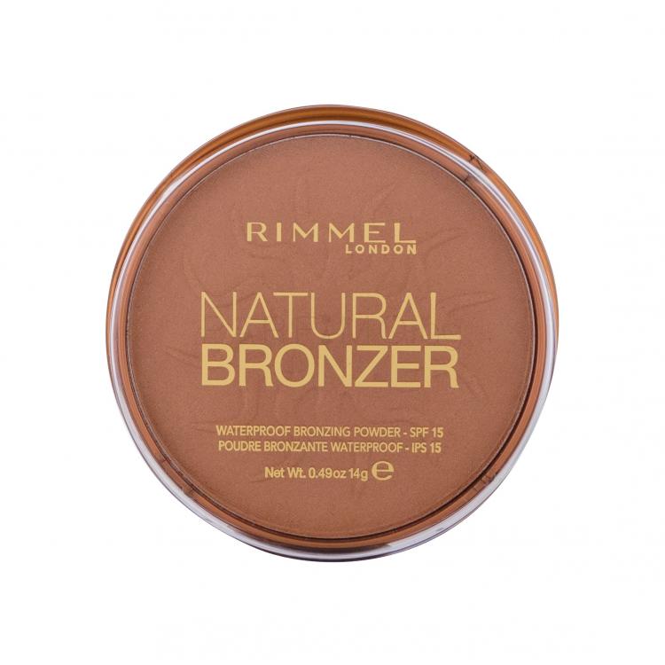 Rimmel London Natural Bronzer SPF15 Бронзант за жени 14 гр Нюанс 027 Sun Dance