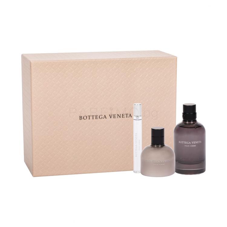 Bottega Veneta Bottega Veneta Pour Homme Подаръчен комплект EDT 90 ml + EDT 10 ml + балсам след бръснене 100 ml