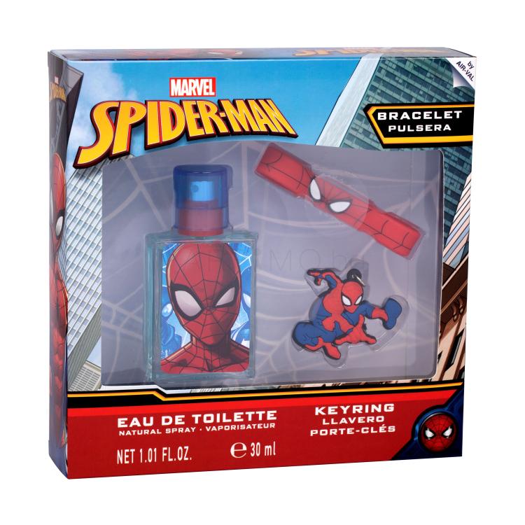 Marvel Spiderman Set Подаръчен комплект EDT 30 ml + ключодържател + гривна увредена кутия