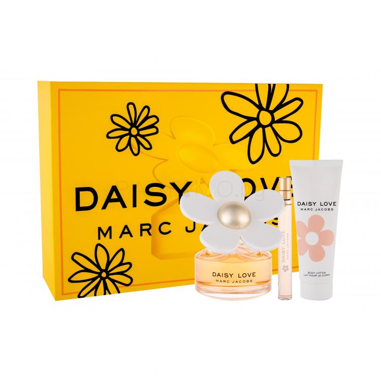 Marc Jacobs Daisy Love Подаръчен комплект EDT 100 ml + лосион за тяло 75 ml + EDT 10 ml