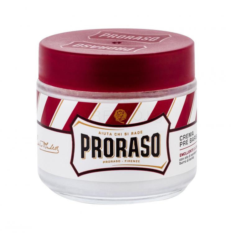 PRORASO Red Pre-Shave Cream Продукт преди бръснене за мъже 100 ml