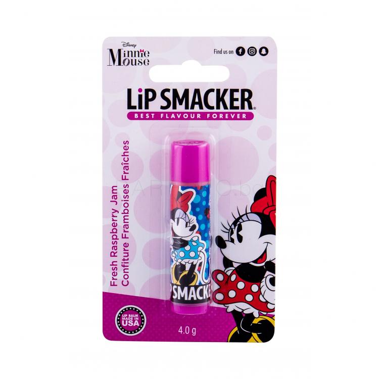 Lip Smacker Disney Minnie Mouse Балсам за устни за деца 4 гр Нюанс Fresh Raspberry Jam