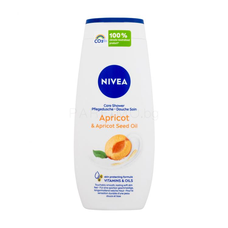 Nivea Apricot &amp; Apricot Seed Oil Душ гел за жени 250 ml
