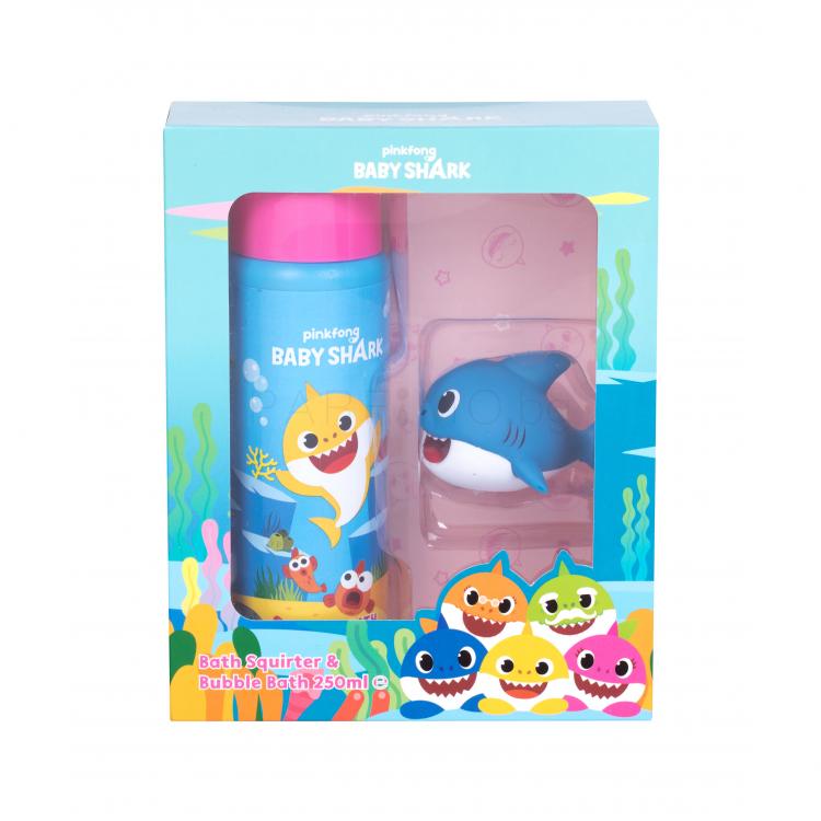 Pinkfong Baby Shark Bubble Bath Kit Подаръчен комплект пяна за вана 250 ml + играчка за вана 1 бр
