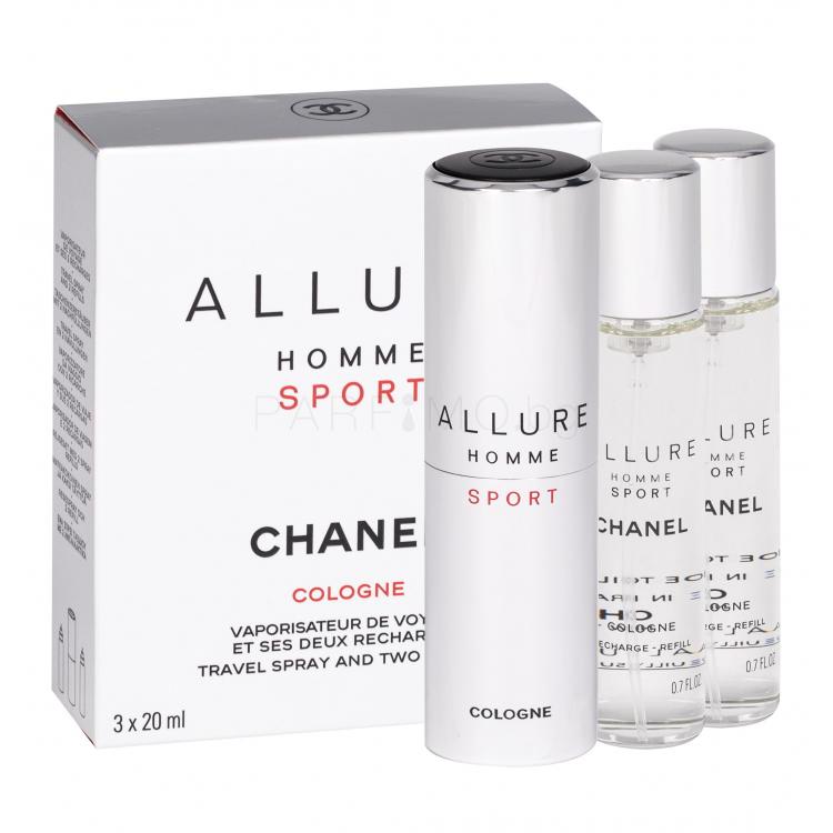 Chanel Allure Homme Sport Cologne Одеколон за мъже Впръскване със завъртане 3x20 ml