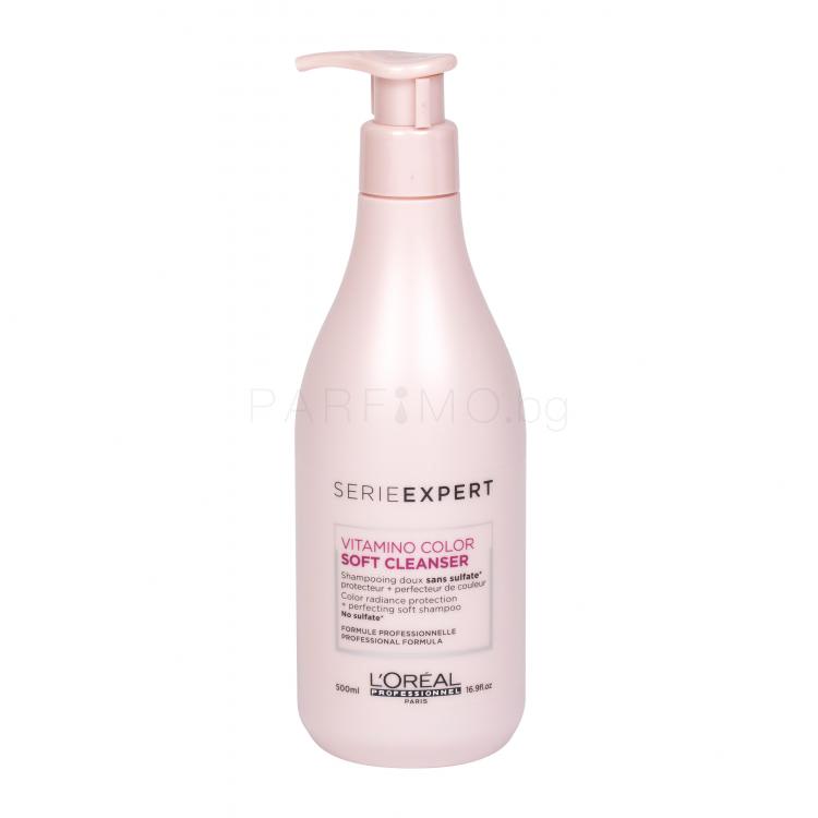 L&#039;Oréal Professionnel Série Expert Vitamino Color Soft Cleanser Шампоан за жени 500 ml