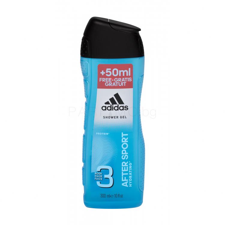Adidas 3in1 After Sport Душ гел за мъже 300 ml