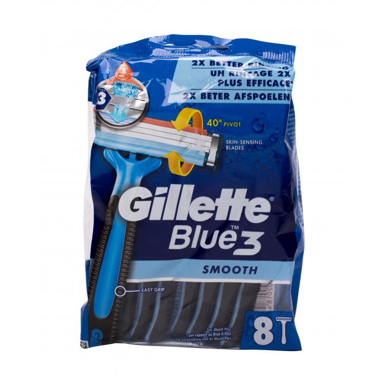 Gillette Blue3 Smooth Самобръсначка за мъже 8 бр