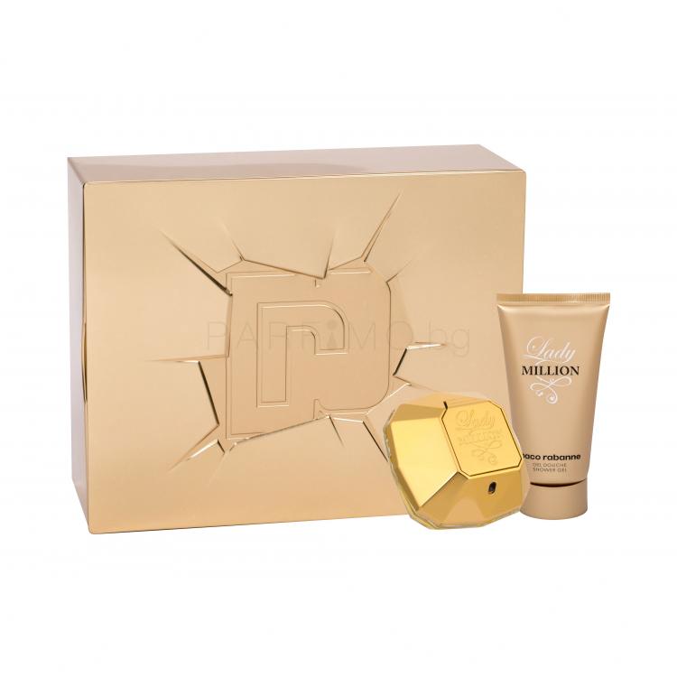 Paco Rabanne Lady Million Подаръчен комплект EDP 50 ml + душ гел 75 ml