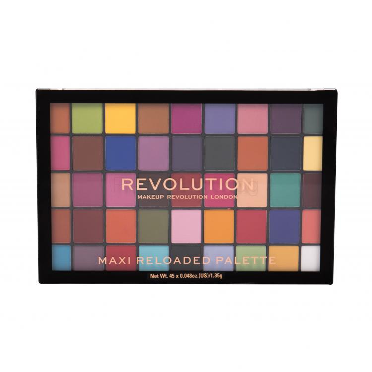Makeup Revolution London Maxi Re-loaded Сенки за очи за жени 60,75 g Нюанс Monster Mattes