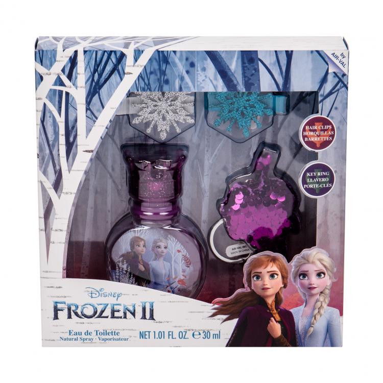 Disney Frozen II Подаръчен комплект EDT 30 ml + ключодържател + щипка за коса 2 бр