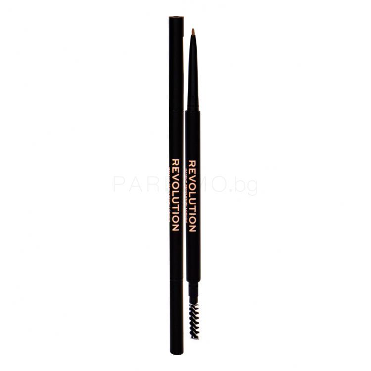 Makeup Revolution London Precise Brow Pencil Молив за вежди за жени 0,05 гр Нюанс Light Brown