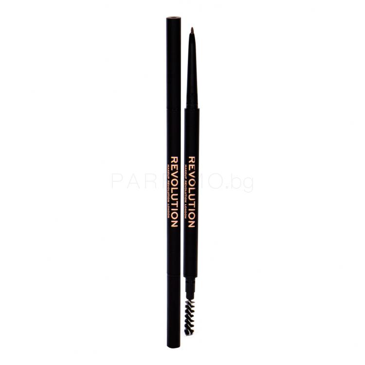 Makeup Revolution London Precise Brow Pencil Молив за вежди за жени 0,05 g Нюанс Medium Brown