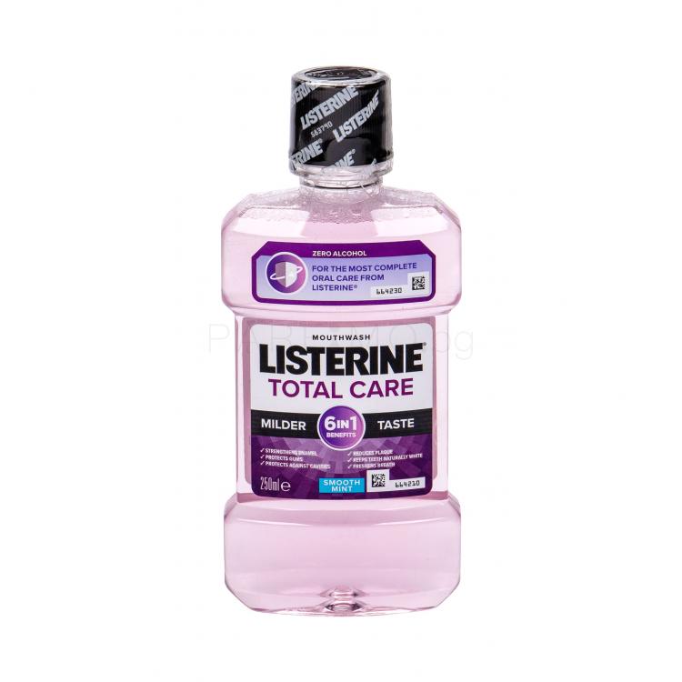 Listerine Total Care Mild Taste Smooth Mint Mouthwash Вода за уста 250 ml