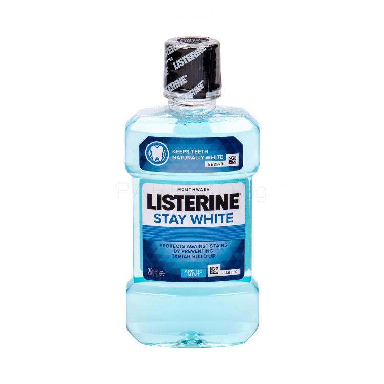 Listerine Stay White Mouthwash Вода за уста 250 ml
