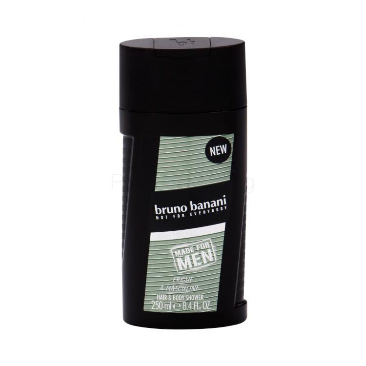 Bruno Banani Made For Men Hair &amp; Body Душ гел за мъже 250 ml