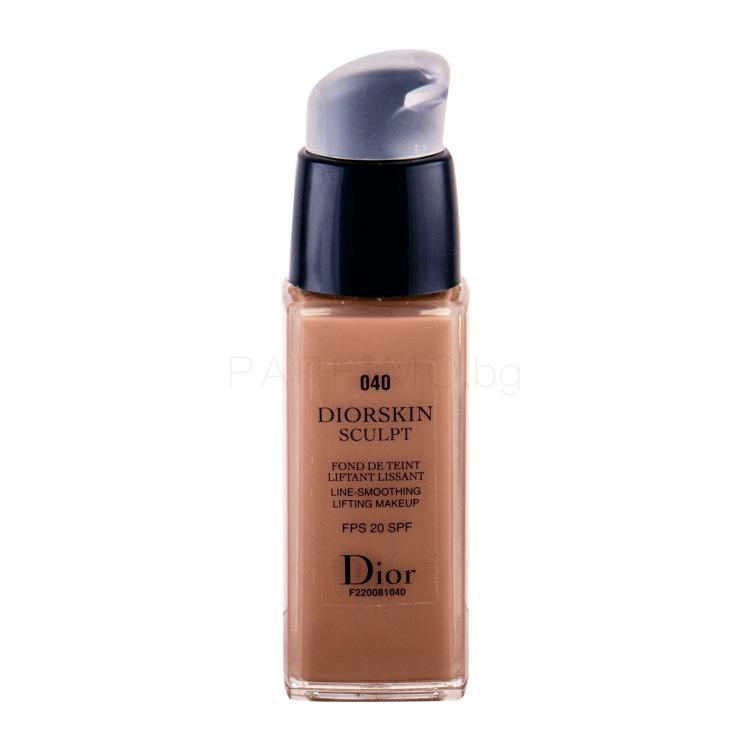 Dior Diorskin Sculpt Lifting SPF20 Фон дьо тен за жени 20 ml Нюанс 040 Honey Beige ТЕСТЕР