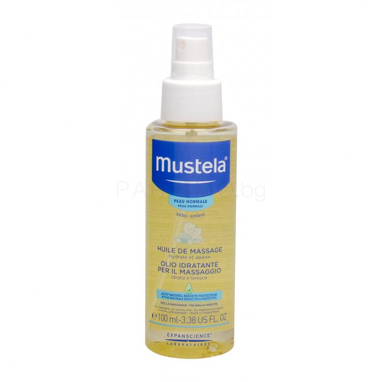 Mustela Bébé Baby Oil Продукти за масаж за деца 100 ml