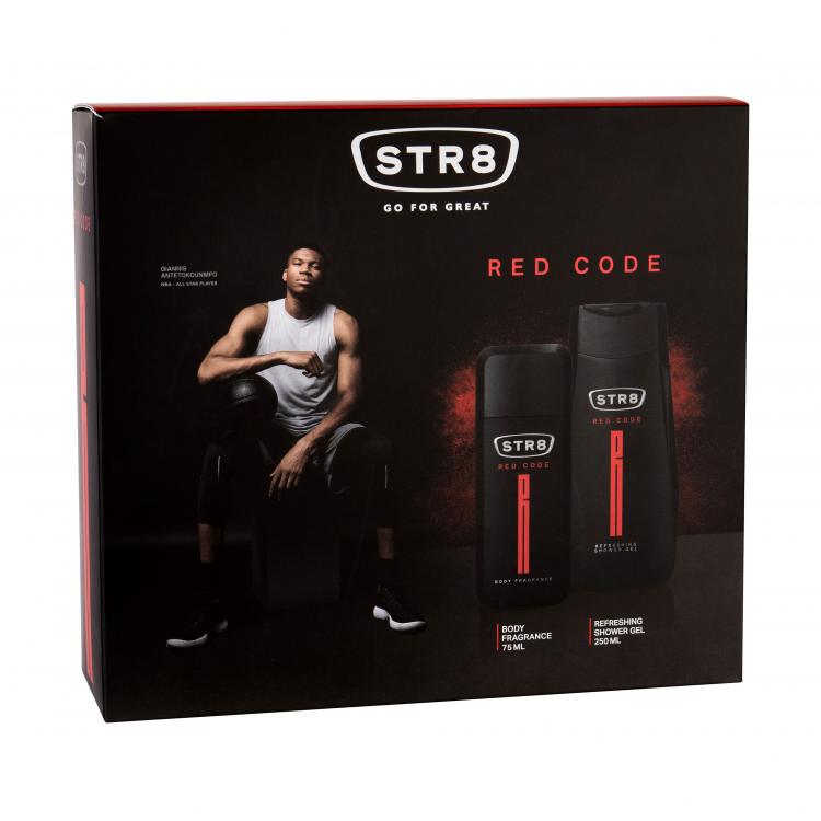 STR8 Red Code Подаръчен комплект дезодорант 75 ml + душ гел 250 ml