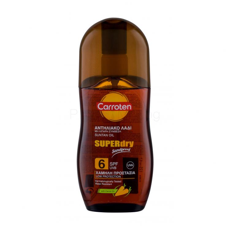 Carroten Superdry Suntan Oil SPF6 Слънцезащитна козметика за тяло 125 ml