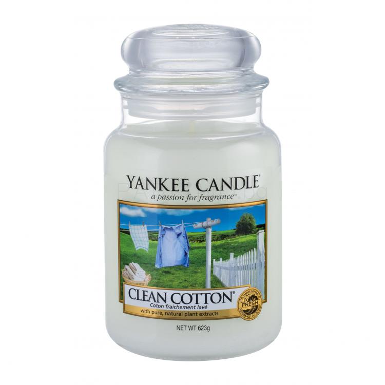 Yankee Candle Clean Cotton Ароматна свещ 623 гр