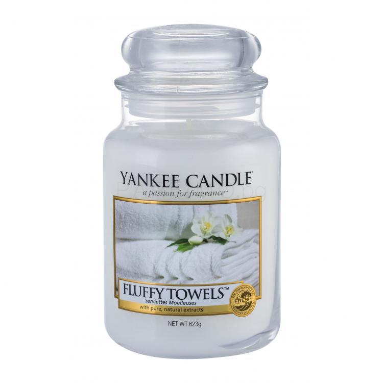 Yankee Candle Fluffy Towels Ароматна свещ 623 гр