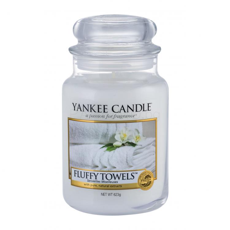 Yankee Candle Fluffy Towels Ароматна свещ 623 g